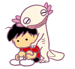 UPAZO the axlotol - mild life sticker #6293393
