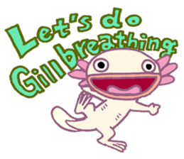 UPAZO the axlotol - mild life sticker #6293399