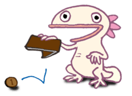 UPAZO the axlotol - mild life sticker #6293404