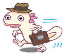 UPAZO the axlotol - mild life sticker #6293405