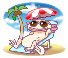 UPAZO the axlotol - mild life sticker #6293406