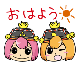 Shrine maiden Sisters sticker #6293610