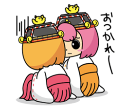 Shrine maiden Sisters sticker #6293612