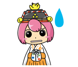 Shrine maiden Sisters sticker #6293627