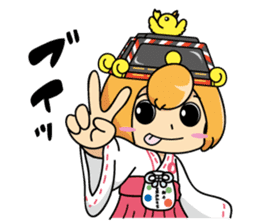 Shrine maiden Sisters sticker #6293629