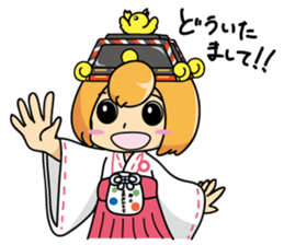 Shrine maiden Sisters sticker #6293630