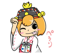 Shrine maiden Sisters sticker #6293633