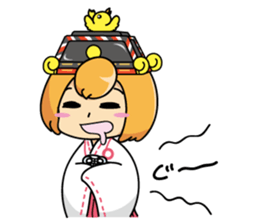 Shrine maiden Sisters sticker #6293644