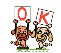 Poodle's - English ver. - sticker #6294017