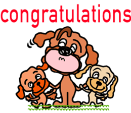 Poodle's - English ver. - sticker #6294029