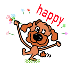 Poodle's - English ver. - sticker #6294046