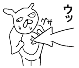 He is annoying rabbit sticker #6294140