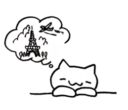 Japan Sticker KimamaNeko 5 sticker #6294231