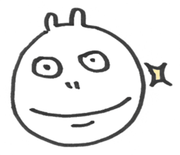 Creature , like a hippopotamus. sticker #6294305