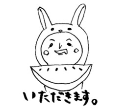 Usao-kun's summery sticker sticker #6294328