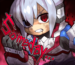 Azure Striker GUNVOLT sticker #6294619