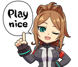 Azure Striker GUNVOLT sticker #6294622