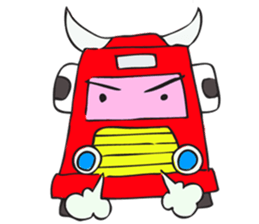 traffic cartoon sticker #6295454