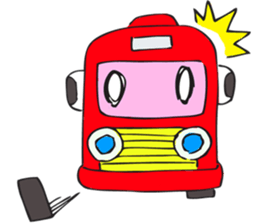 traffic cartoon sticker #6295460