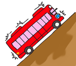 traffic cartoon sticker #6295461