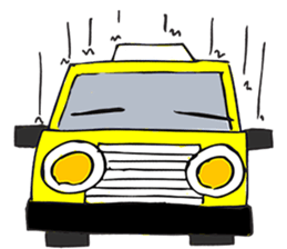 traffic cartoon sticker #6295466