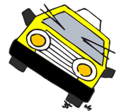 traffic cartoon sticker #6295468