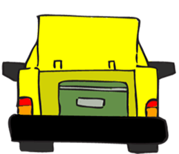 traffic cartoon sticker #6295473