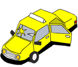 traffic cartoon sticker #6295476