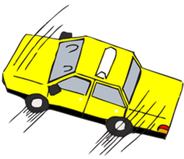 traffic cartoon sticker #6295478