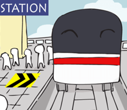 traffic cartoon sticker #6295484