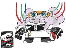 omochialien sticker sticker #6295825