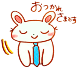 nice working rabbit sticker #6295969