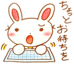 nice working rabbit sticker #6296003