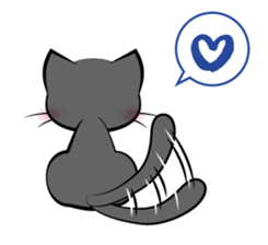 I am a black cat.-English- sticker #6296175