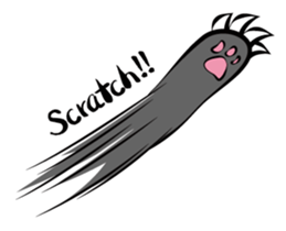 I am a black cat.-English- sticker #6296179