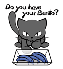 I am a black cat.-English- sticker #6296195