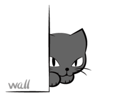 I am a black cat.-English- sticker #6296200