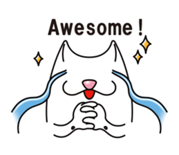 Bianco of the cat. (English version.) sticker #6296213