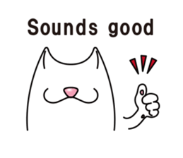 Bianco of the cat. (English version.) sticker #6296217