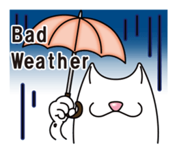 Bianco of the cat. (English version.) sticker #6296243