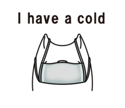 Bianco of the cat. (English version.) sticker #6296244