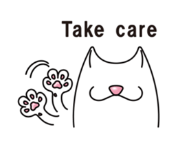 Bianco of the cat. (English version.) sticker #6296247