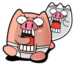 I am Pants Pig sticker #6296490