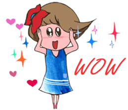 Pretty Cool Little Girl - Sunny Jill sticker #6296898