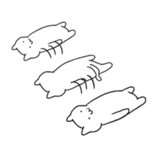 Lazy cat ! sticker #6297012