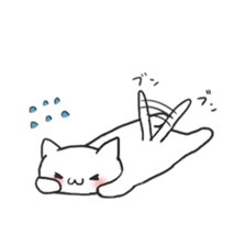 Lazy cat ! sticker #6297020