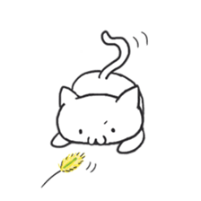 Lazy cat ! sticker #6297028