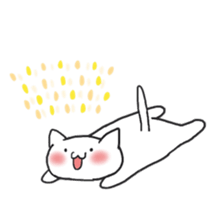 Lazy cat ! sticker #6297031