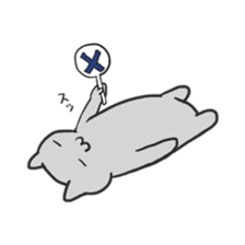 Lazy cat ! sticker #6297042