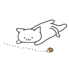 Lazy cat ! sticker #6297043
